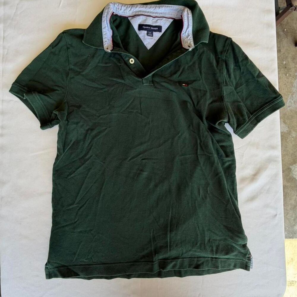 Tommy-hilfiger Men's Green Polo-shirts